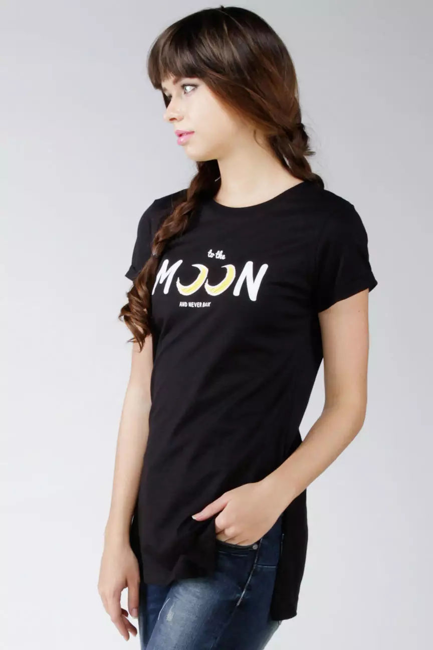 Kaos Wanita Jet Black