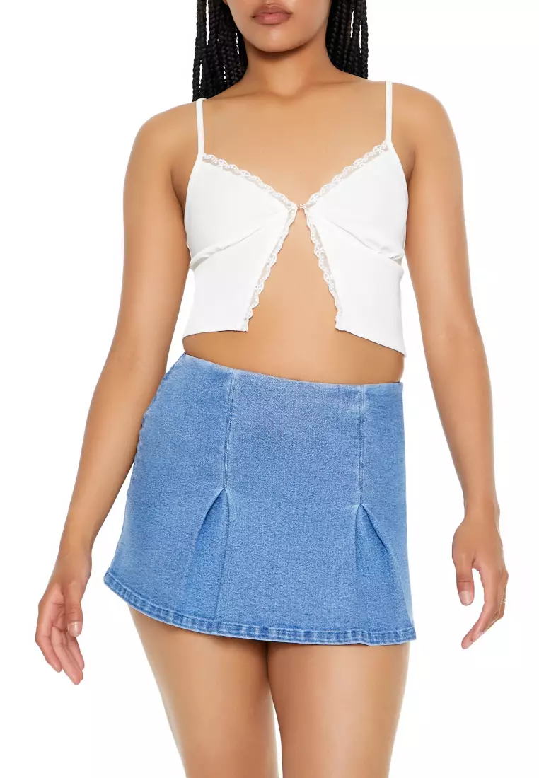 Forever 21 jean mini skirt shop