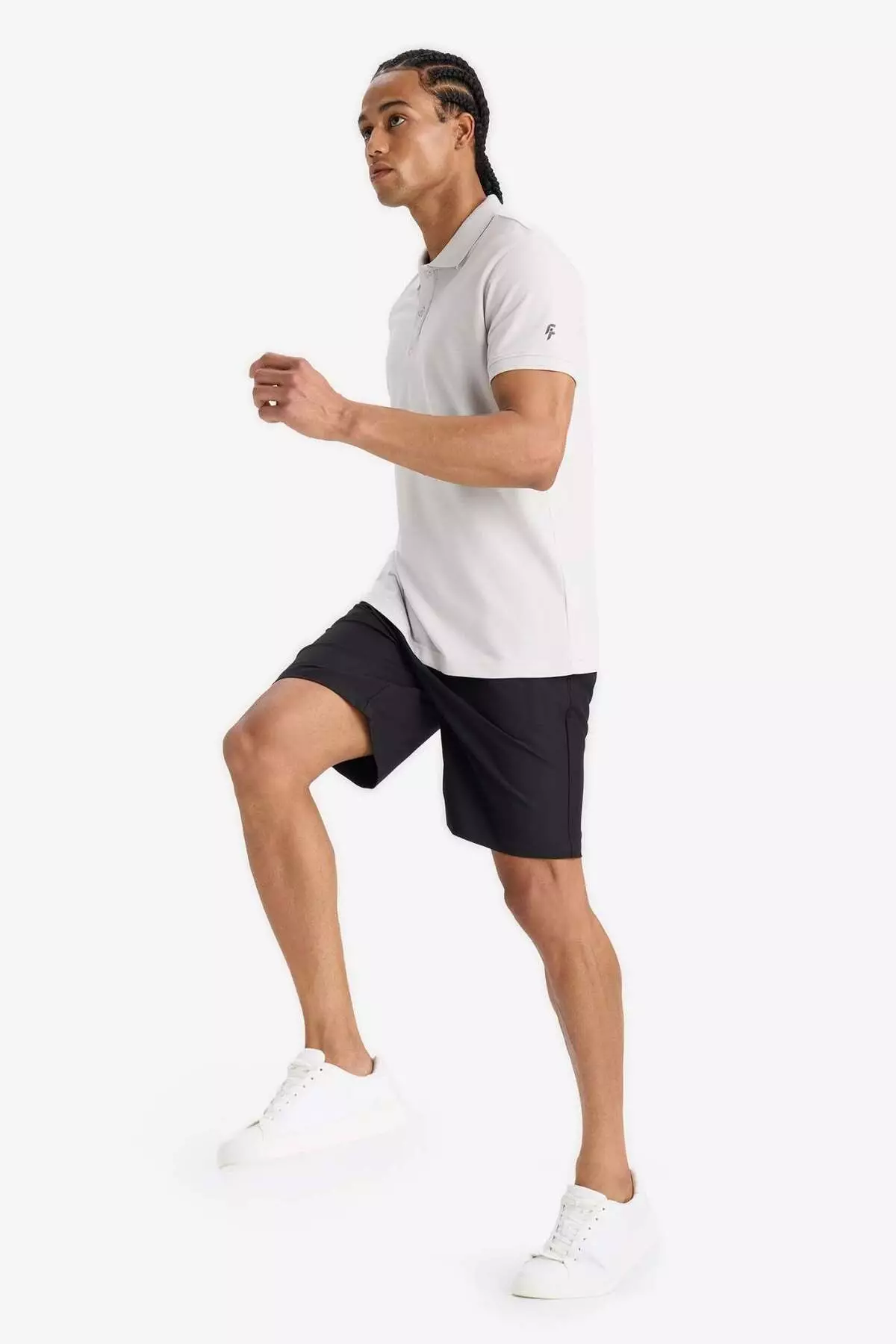 Defactofit Standard Fit Sportsman Short Leg Woven Shorts E4137Ax25Sm