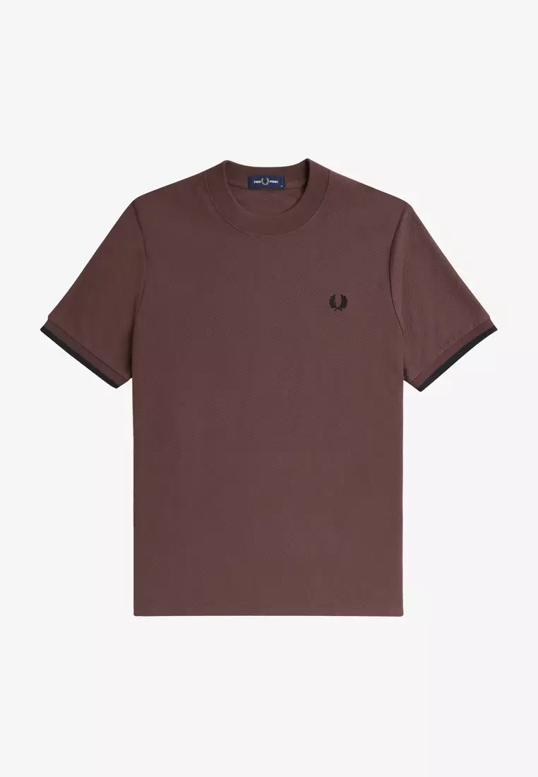 Buy Fred Perry Fred Perry M4654 Tipped Cuff Pique Shirt