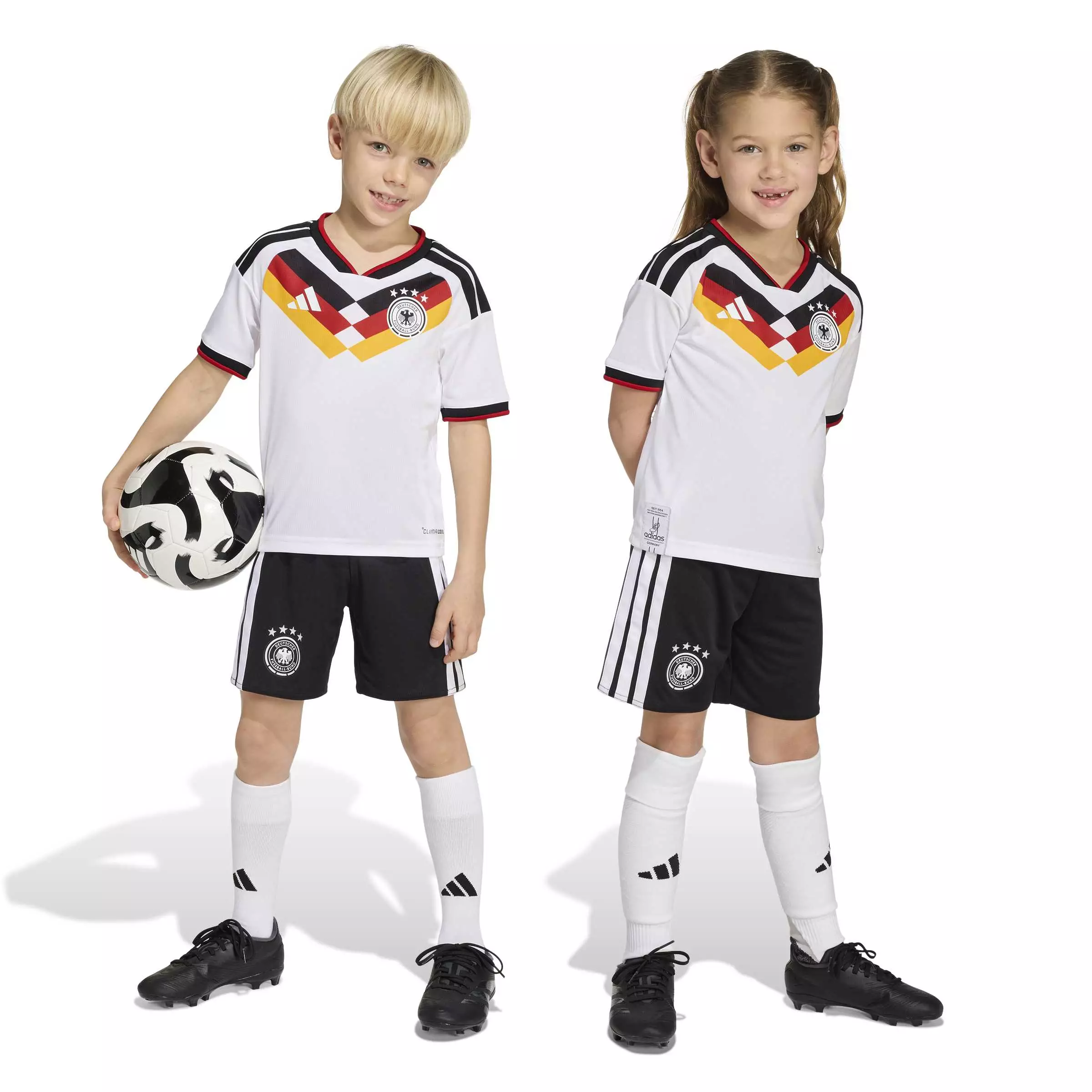 ADIDAS Germany DFB 26 Home Replica Mini JZ4561 - Set Jersey Anak (Putih)