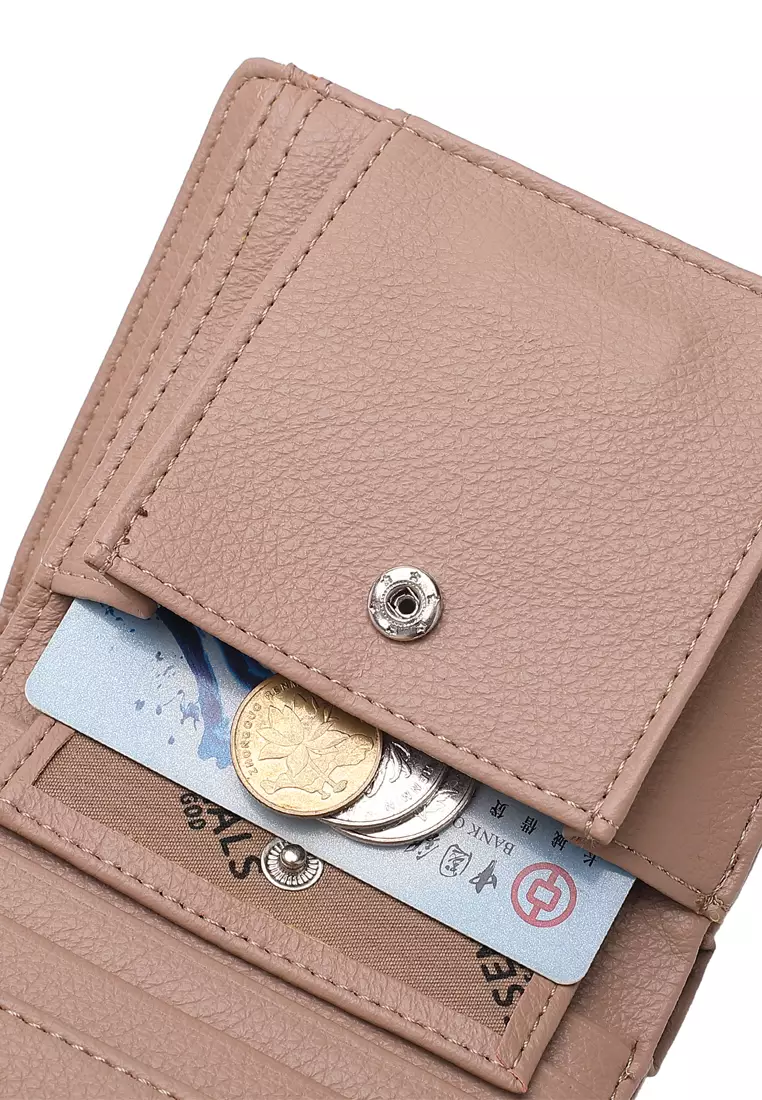 Jual ESSENTIALS Women's Bi Fold Wallet With Coin Compartment (Dompet Bi