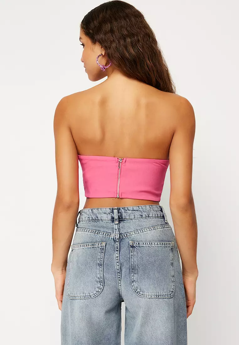 Otrish Detailed Bustier Top
