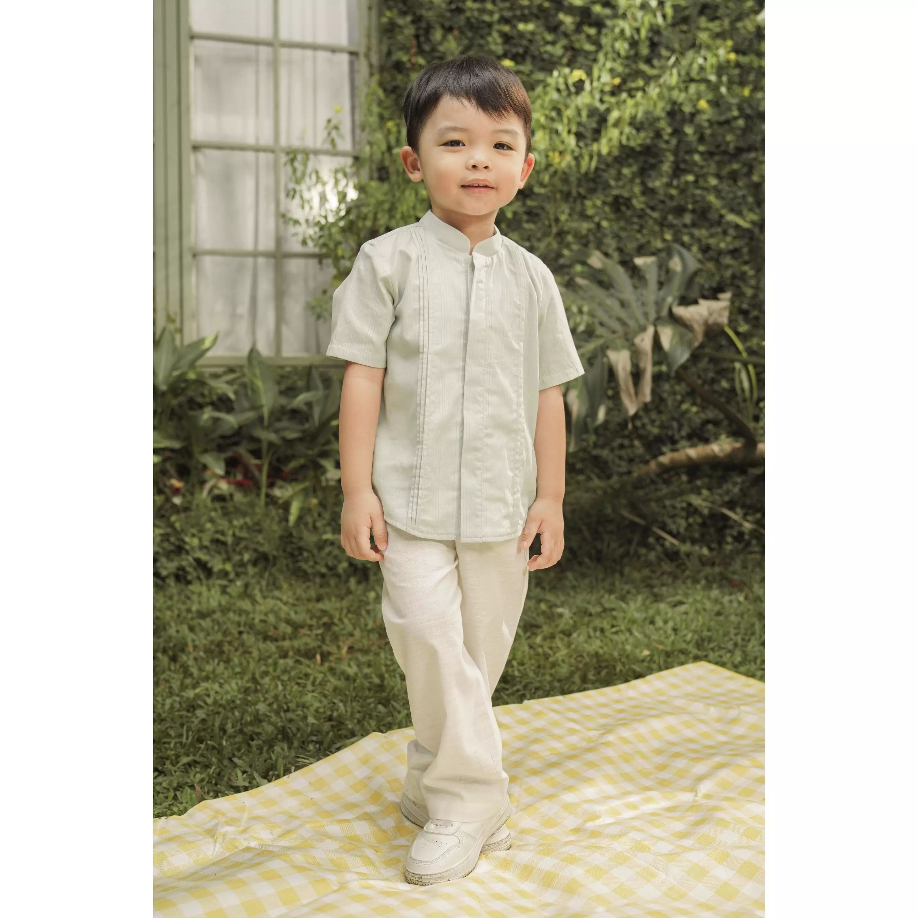 Mothercare x Benang Jarum Raya Collection Opnaisel Sets - Set Baju Lebaran Anak Laki-laki