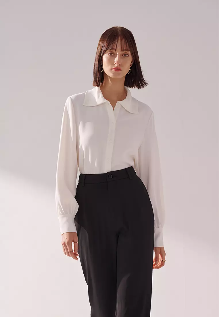 White Button Up Blouse