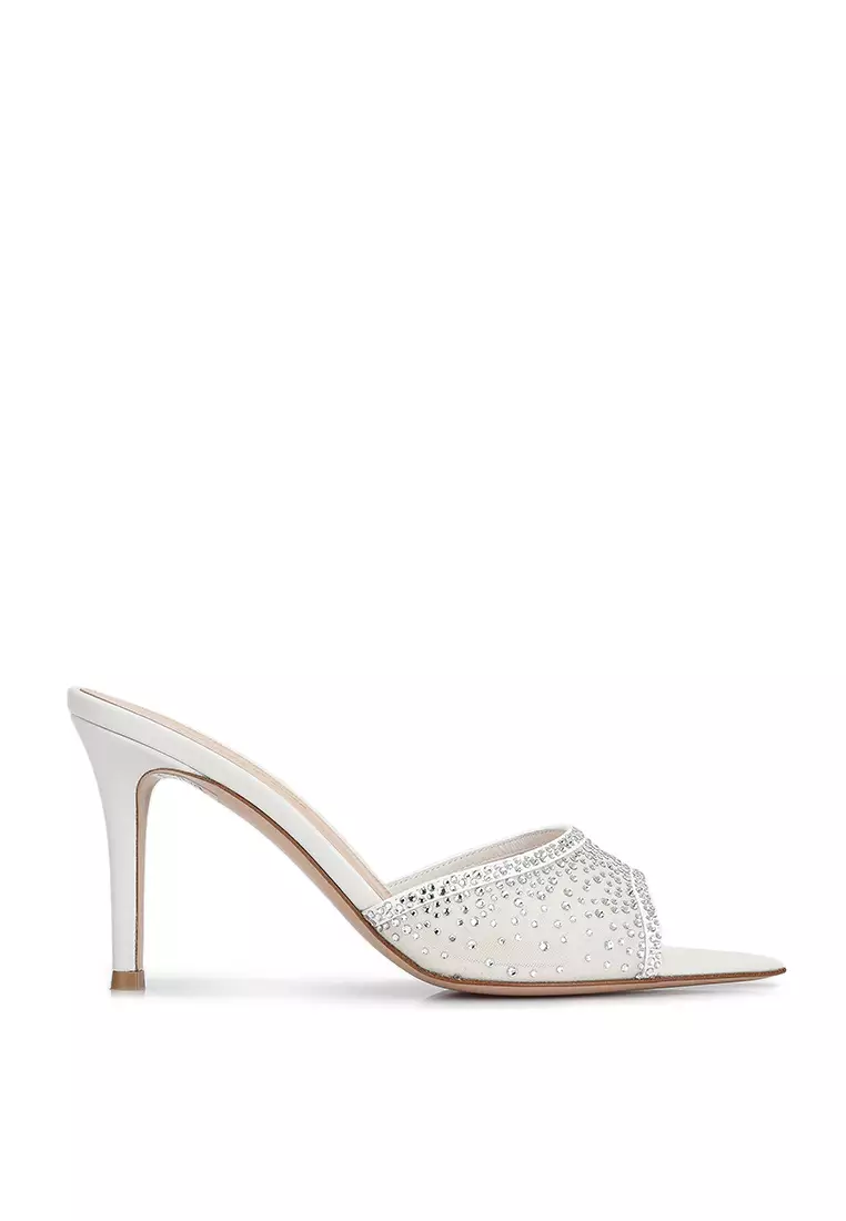 Buy Gianvito Rossi Rania Mule 85 Heels (ik) 2023 Online | ZALORA ...