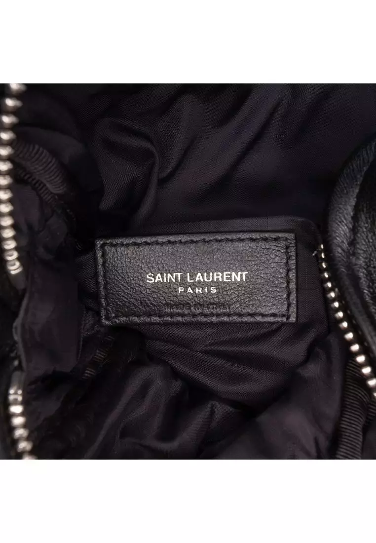 Pre-Loved Saint Laurent Leather Sid Messenger Bag
