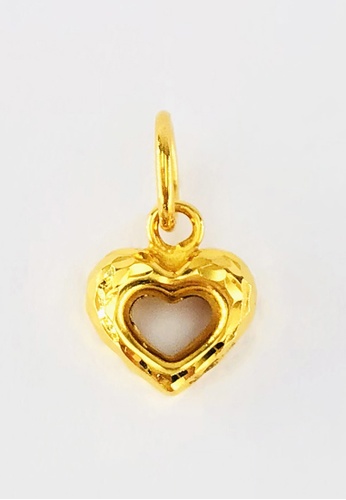 Arthesdam Jewellery gold Arthesdam Jewellery 916 Gold Solo Heart Pendant 12CDFAC1C32E9BGS_1