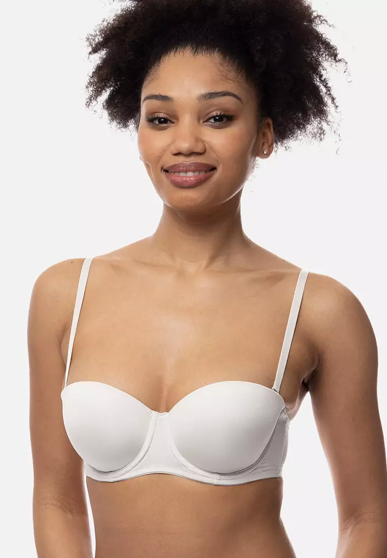 Buy DORINA Claire Lace Wired Super Push Up Demi Bra in Ivory 2024 Online