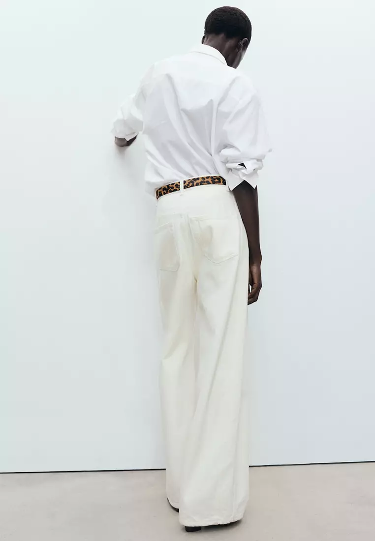 Leopard Leather Belt