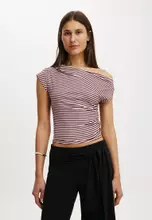 Madi Stripe Cherrywood/Multi