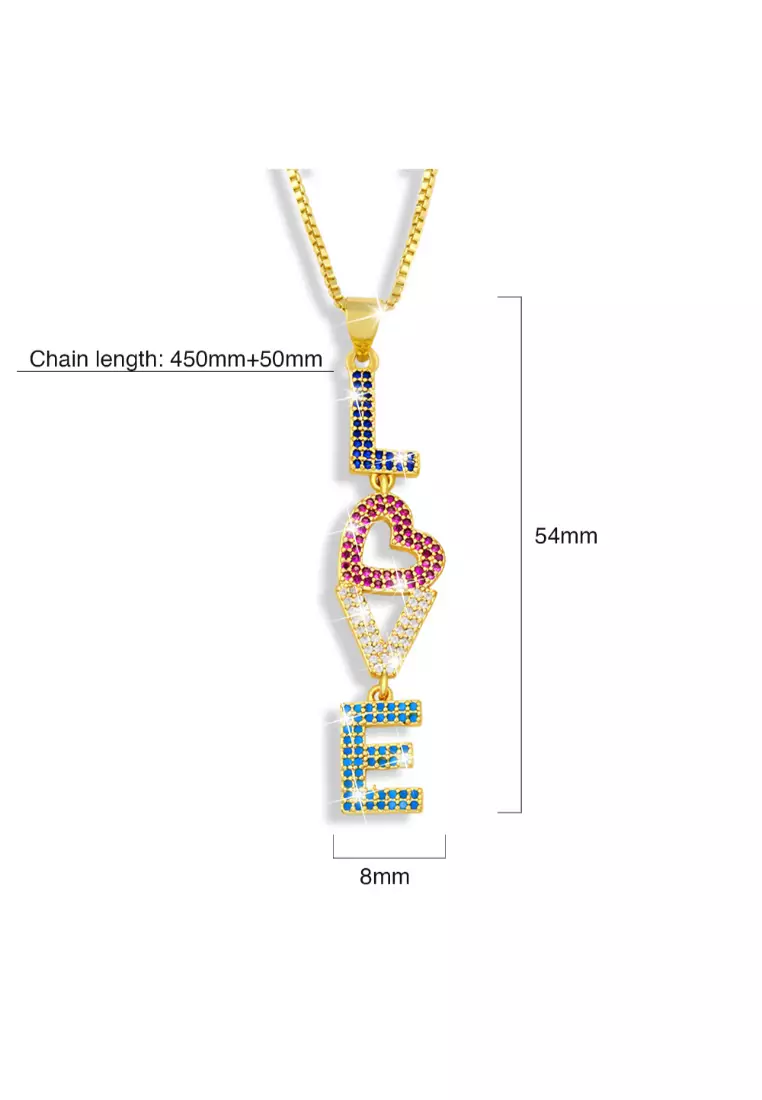 LOVE Your Heart Pendant Necklace