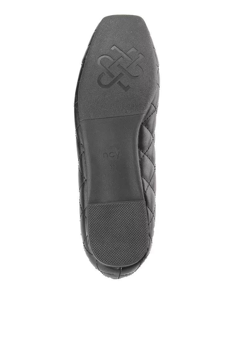 ESME J2585-1 FLAT SHOES BLACK