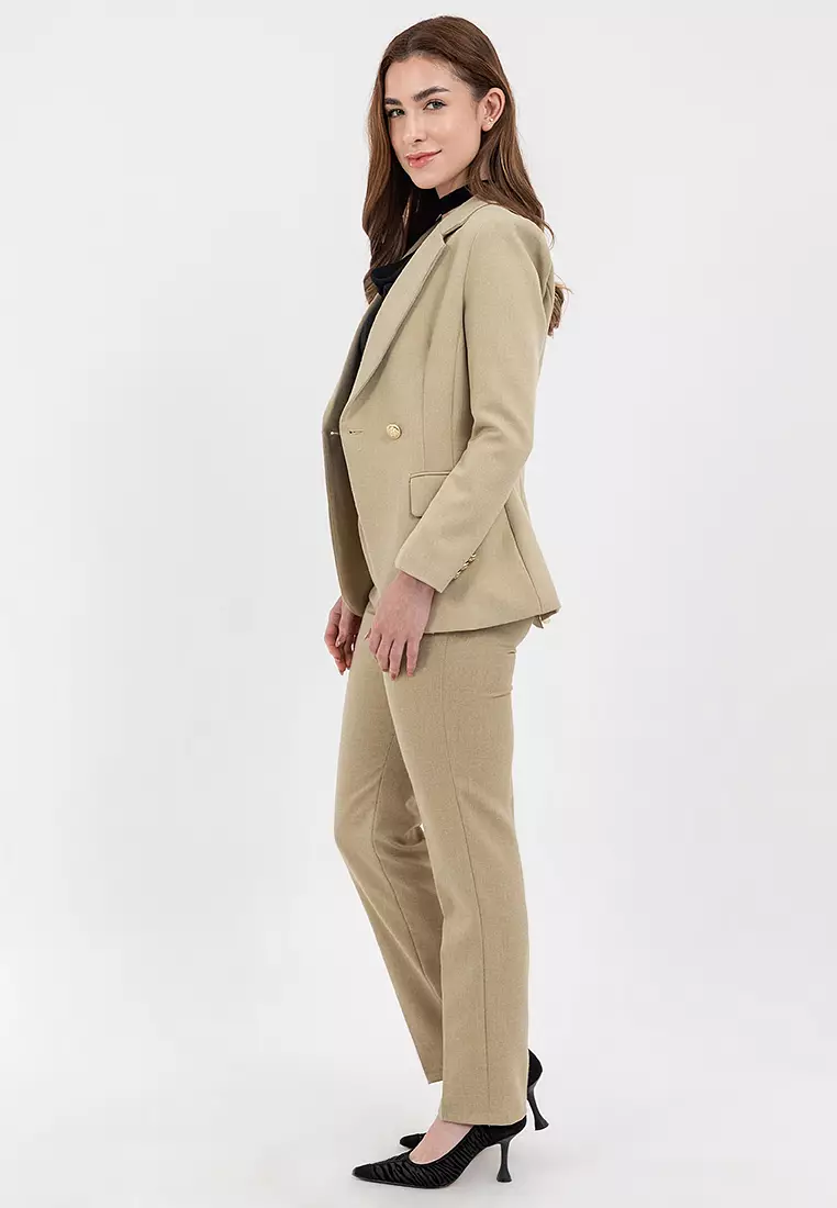 Tailored Double Breasted Suit with Pants