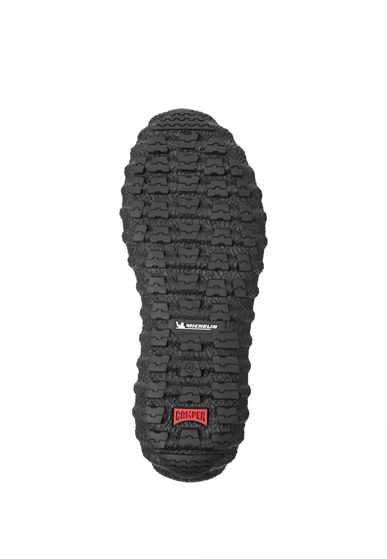 Camper Men's Ground Black Sneakers - EU 42, Lightweight & Flexible Casual Shoes