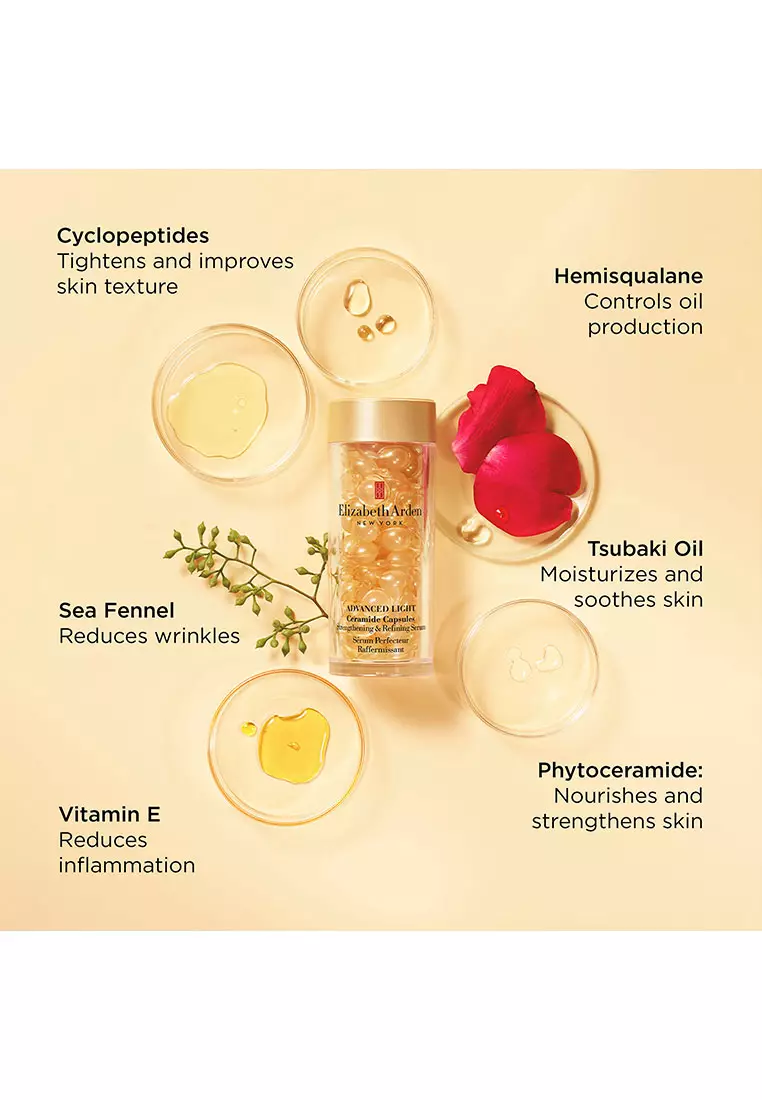 Elizabeth Arden Advanced Light Ceramide Capsules Strengthening & Refining Serum 60 Capsules