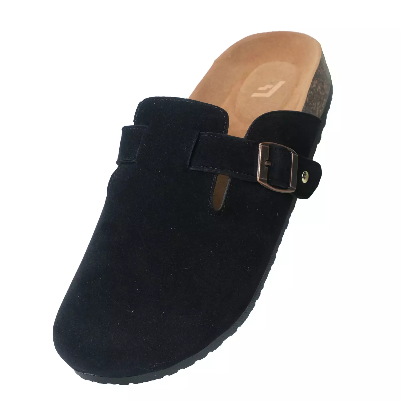 Footstep Footwear Sandal Casual Pria Aura Suede Black Original