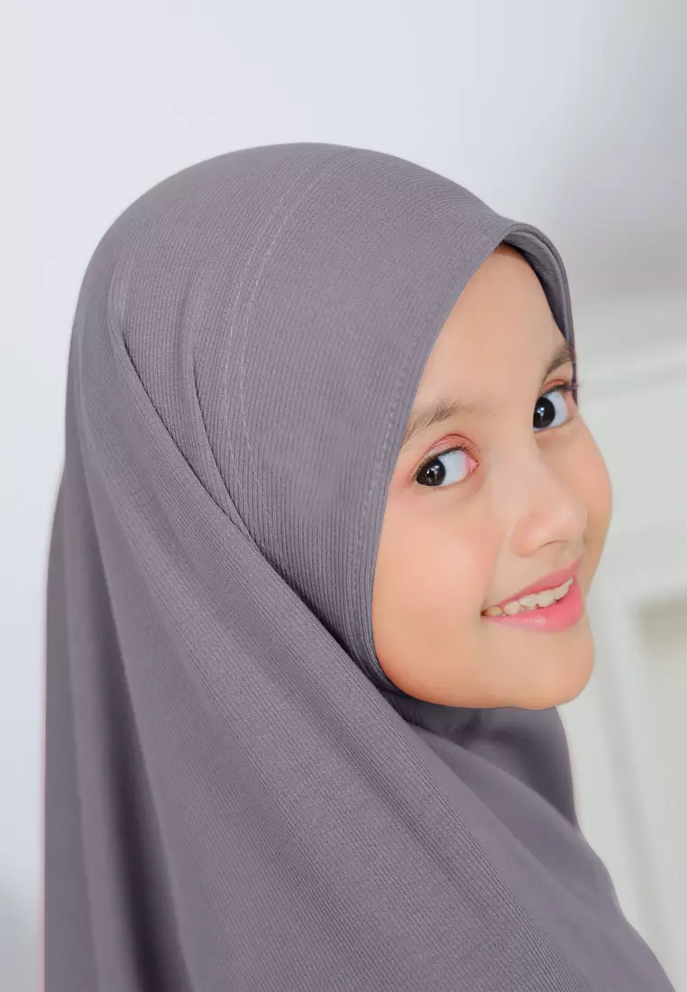 Cotton Bee - Mileya Knit Bergo Anak | Hijab Instan Anak | Kerudung Anak