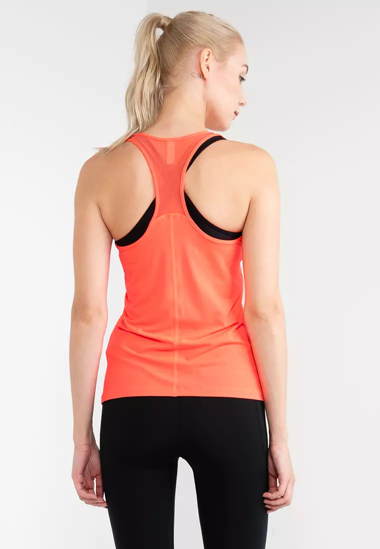 Back Mesh Detail Sport Tank Top