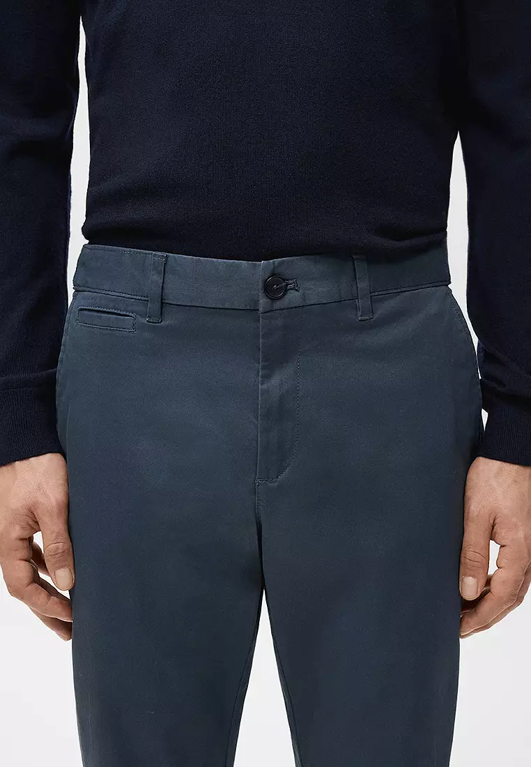 Pantalon Cropped Tapered Chino Pants