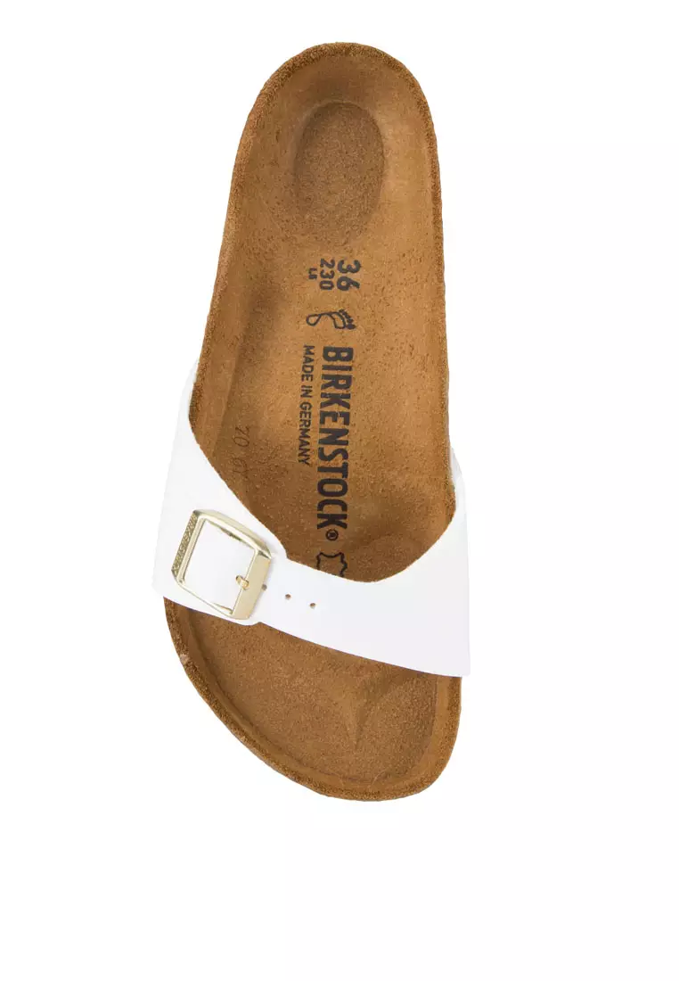 White hot sale patent birkenstocks