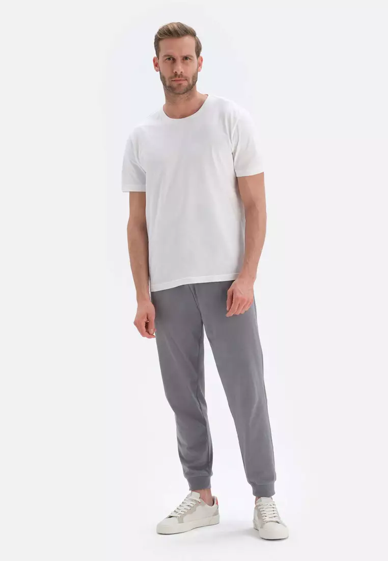 DAGİ Grey Pants, Regular Fit, Long Leg, Sleepwear for Men 2024