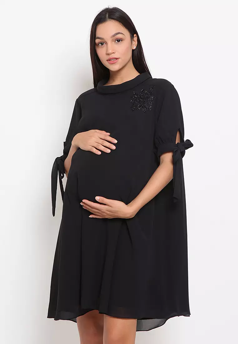 Buy Chantilly Maternity/Nursing Party Dress 2023 Online | ZALORA Singapore