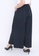 Summer Love navy Wide Leg Palazzo Pants With Side Slant Pockets And Half-Elastic Waistband D708AAAFC1CABAGS_2