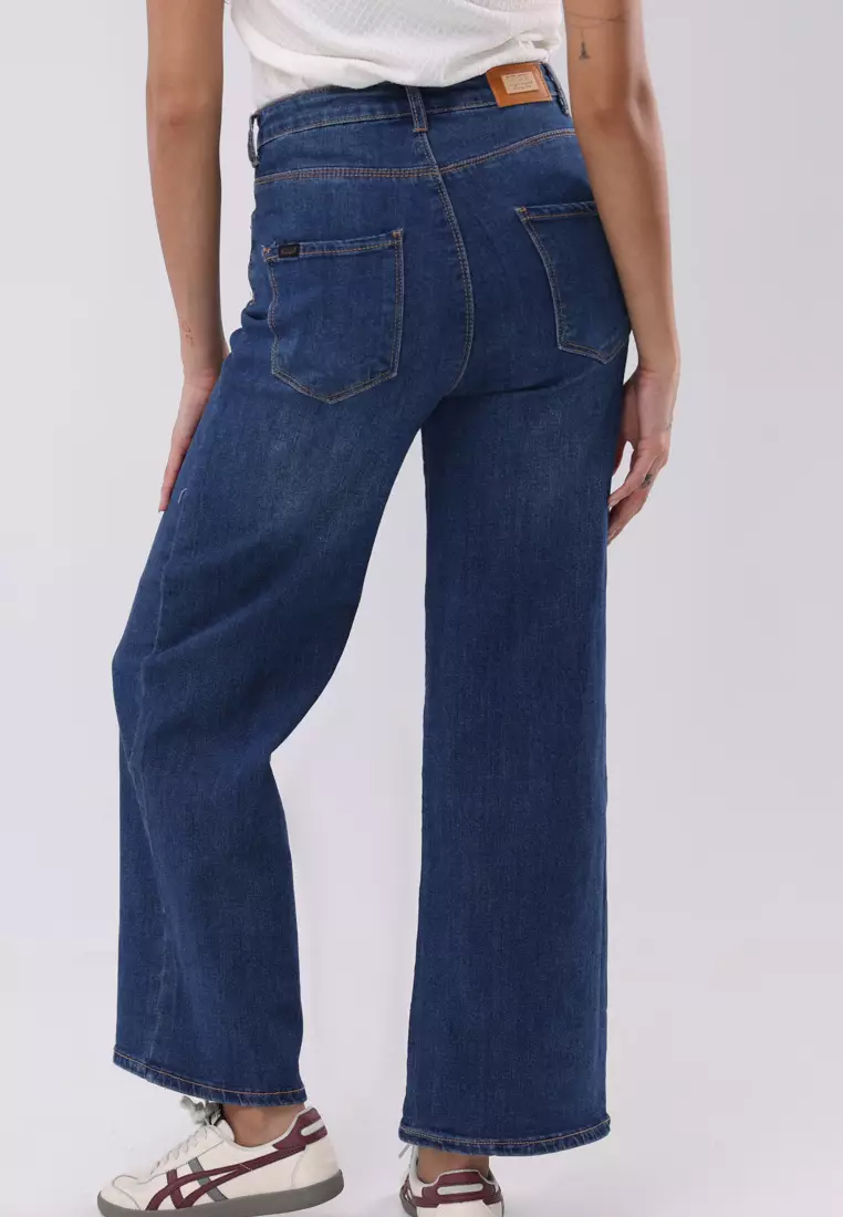 Denim Wide Leg Pants