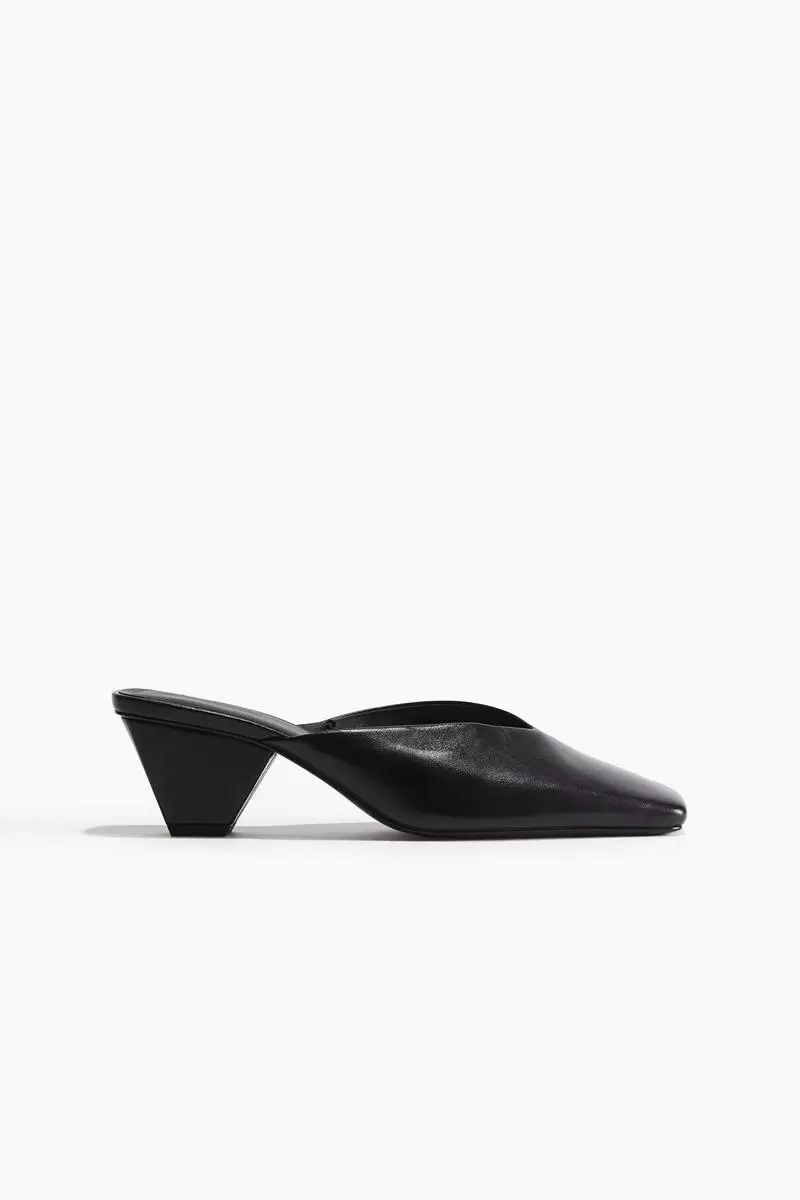 Discount on H&M  shoes - SKU: Cone-heel leather mules