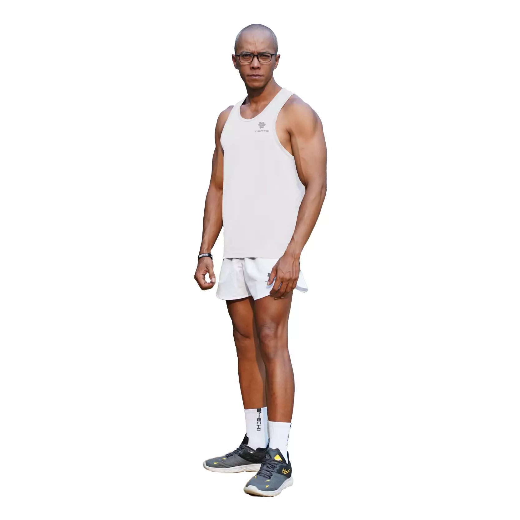 Tiento Singlet Running Baju Sleeve Less  Kaos Dry Fit Olahraga Lari Pria Xcel Series