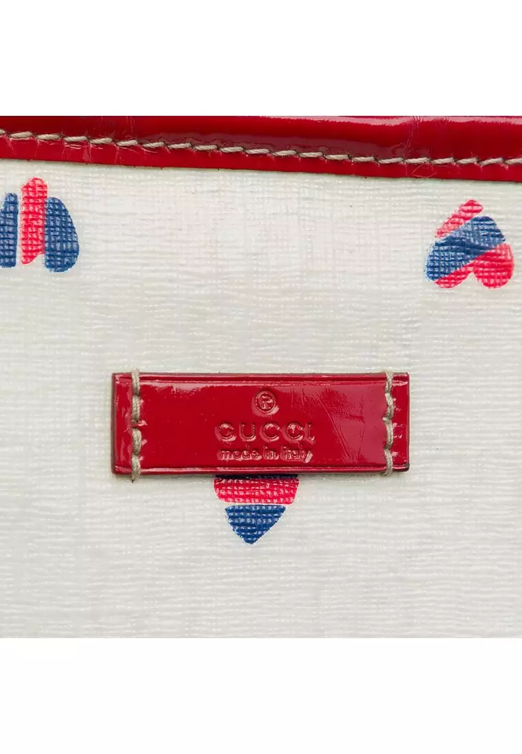 Pre-Loved Gucci Medium Gg Supreme Hearts Joy Tote