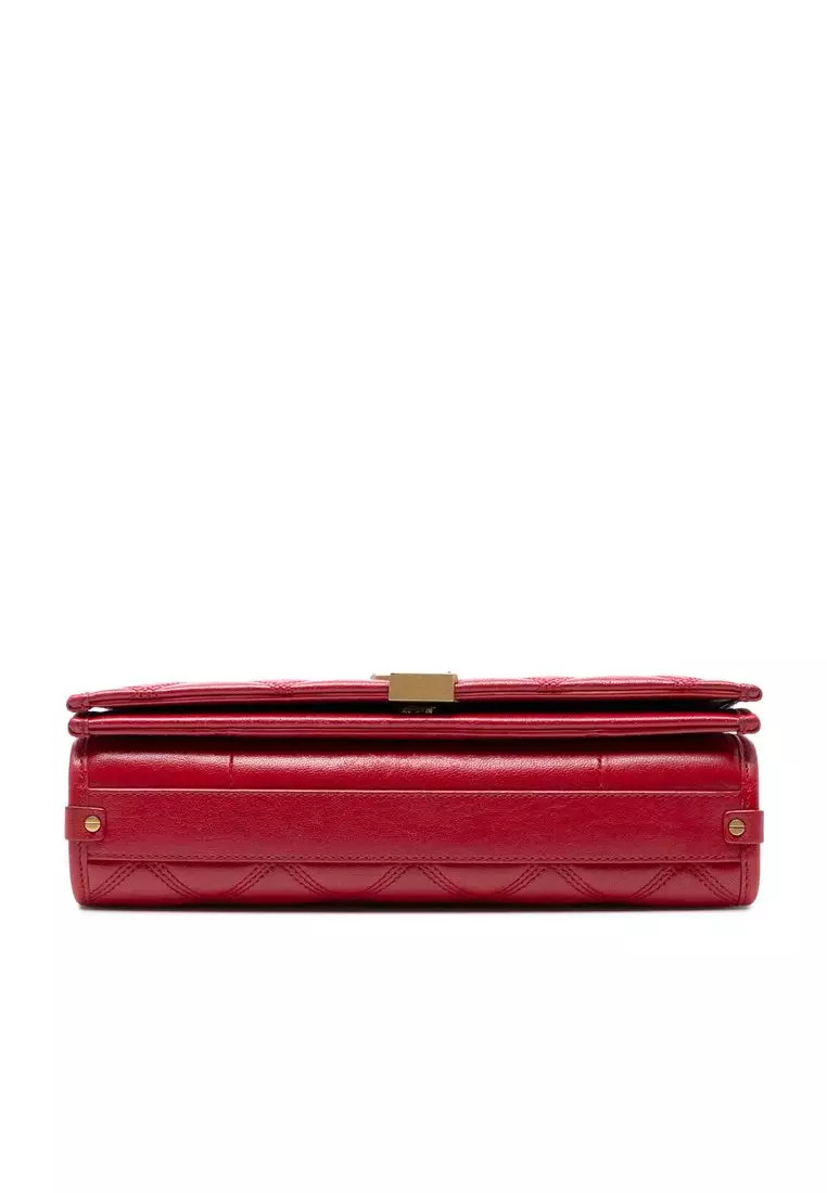 Pre-Loved Saint Laurent Mini Quilted Lambskin Becky Chain Shoulder Bag