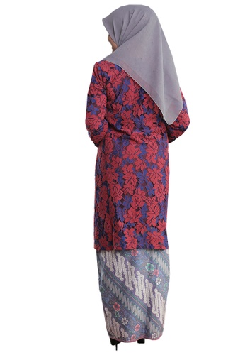 Buy Kurung Pahang Menanti Kepulangan 02 from Hijrah Couture in Blue only 150