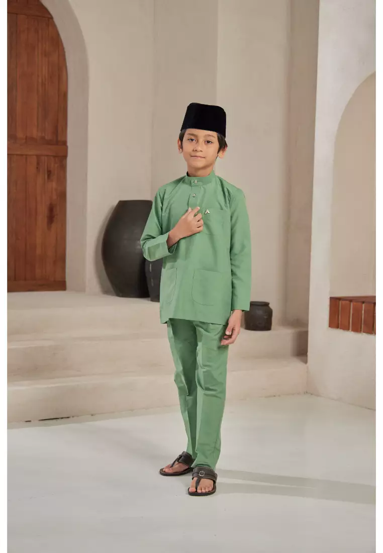 Baju Melayu Moden Cekak Musang for Kids