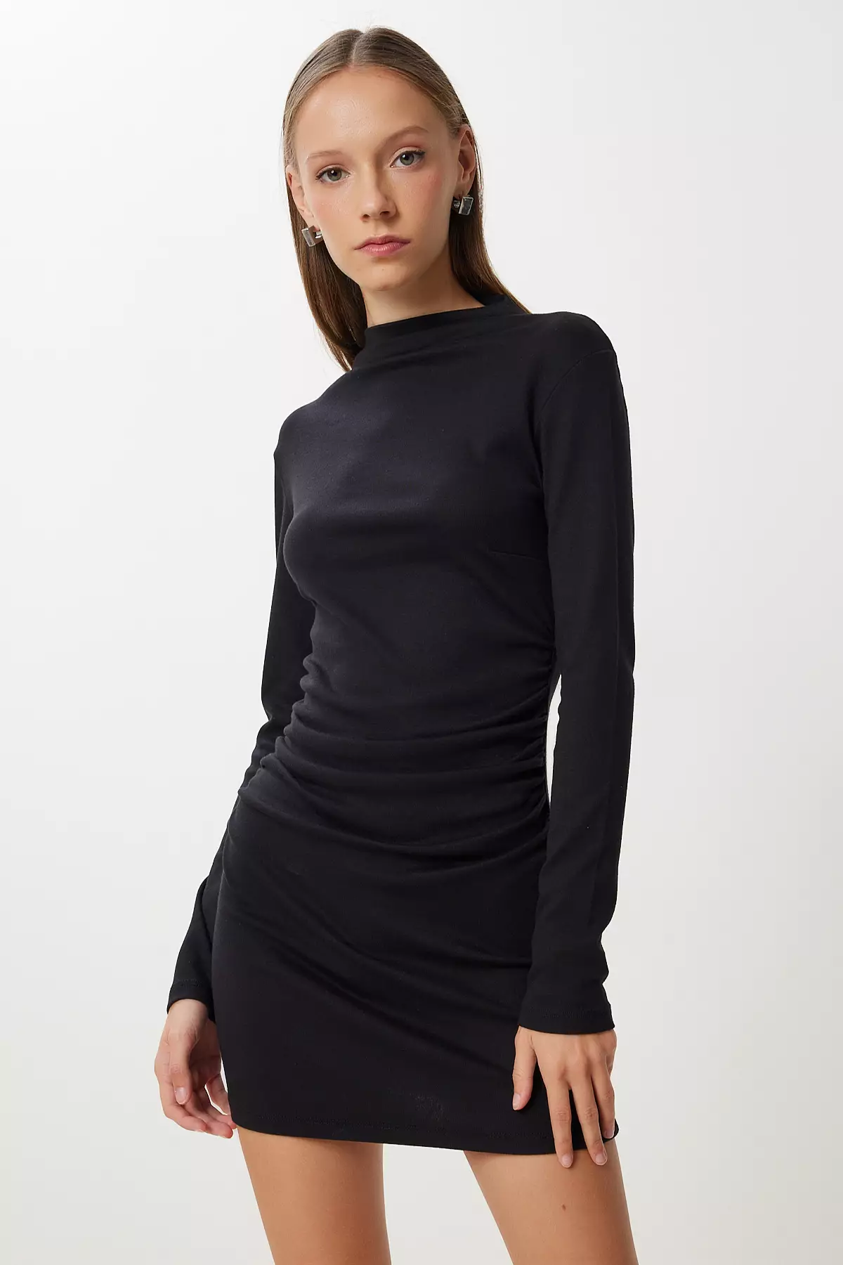 Ruched Mini Dress