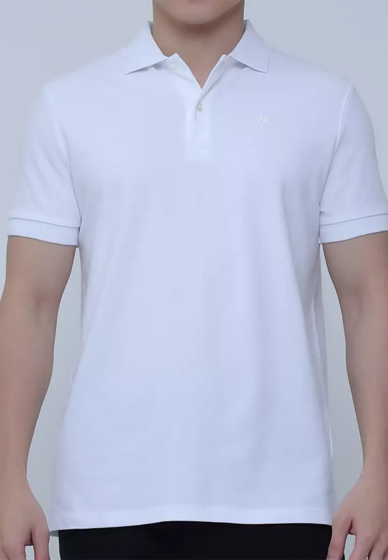 Cotton Pique Polo Shirt with Stretch