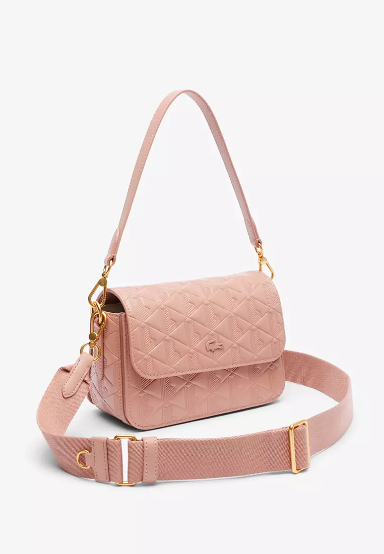 Maheki Embossed Leather Shoulder Bag