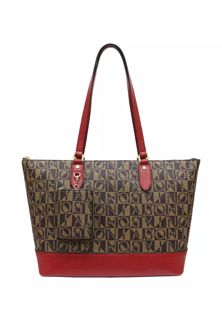 Bonia Monogram Shoulder Bag 8125-106A-14
