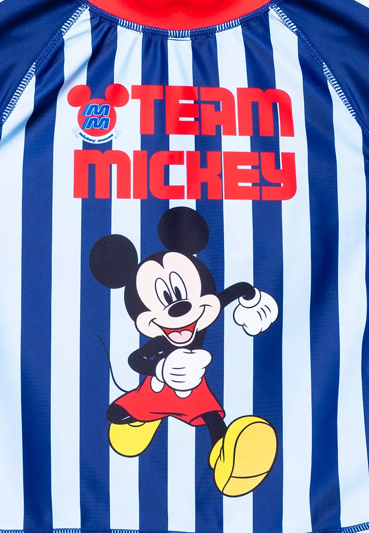 Mickey Mouse Long-Sleeved Rashguard Boys Swimwear