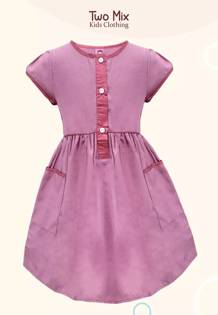 Two Mix - Dress Anak Santai Perempuan - Baju Anak Cewek Kasual 1-8 Tahun 4333