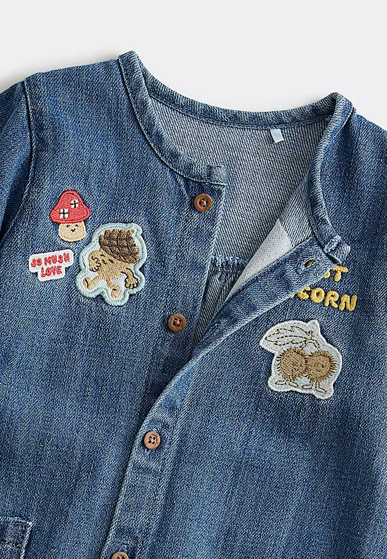 Cotton Modal Blend Denim All in One