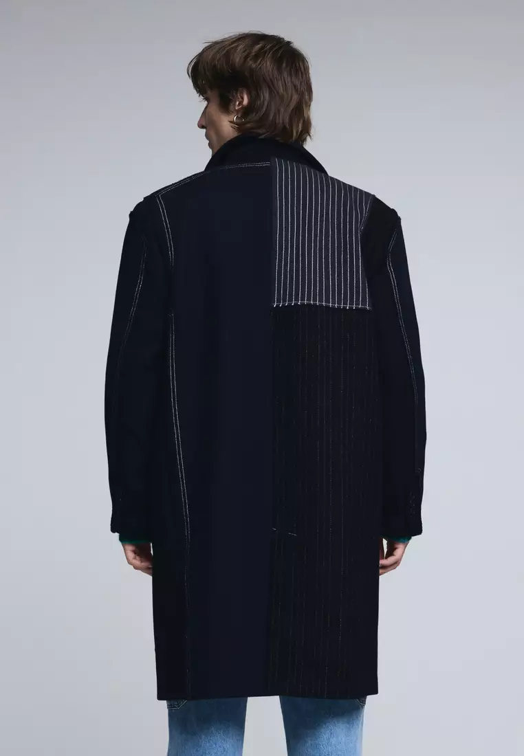 Long striped coat