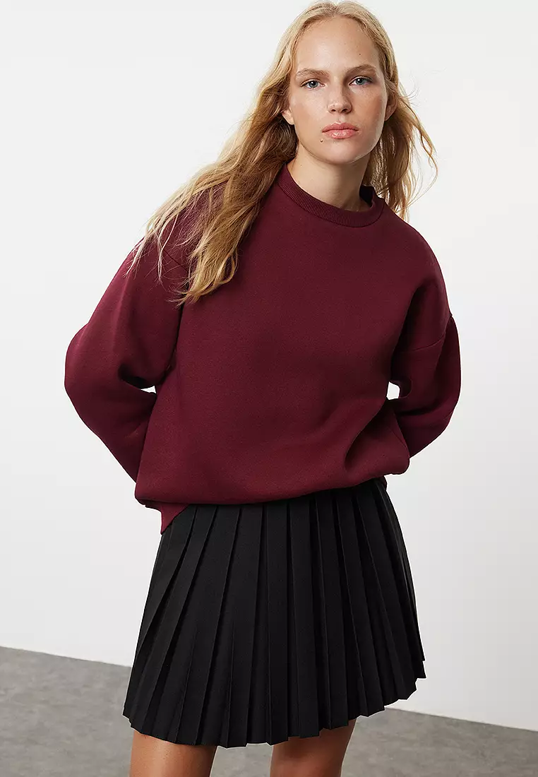 Oversized Fleece Inner Sweatshirt