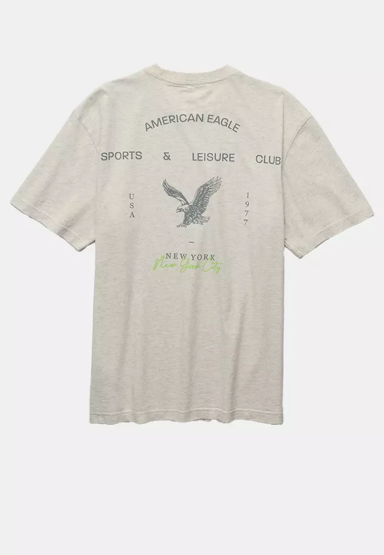 AMERICAN  EAGLE  Buy American Eagle Standard Fit Graphic T-Shirt 2026 Online | ZALORA