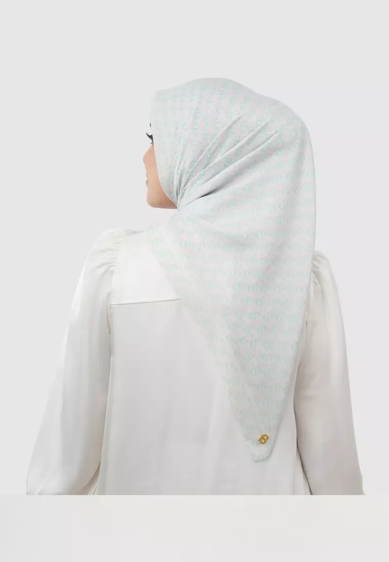 Interlock Voile Square - Sugar Swizzle