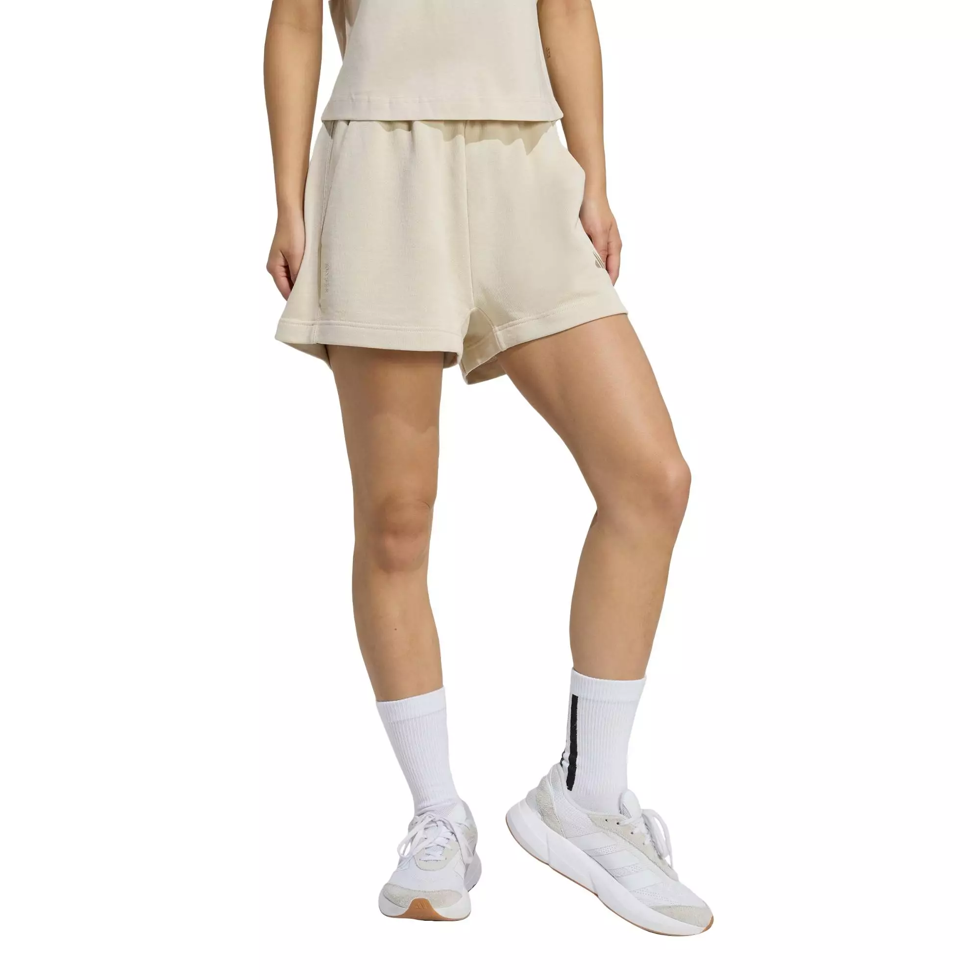 Lifestyle ALL SZN French Terry Shorts Women Beige JY7793