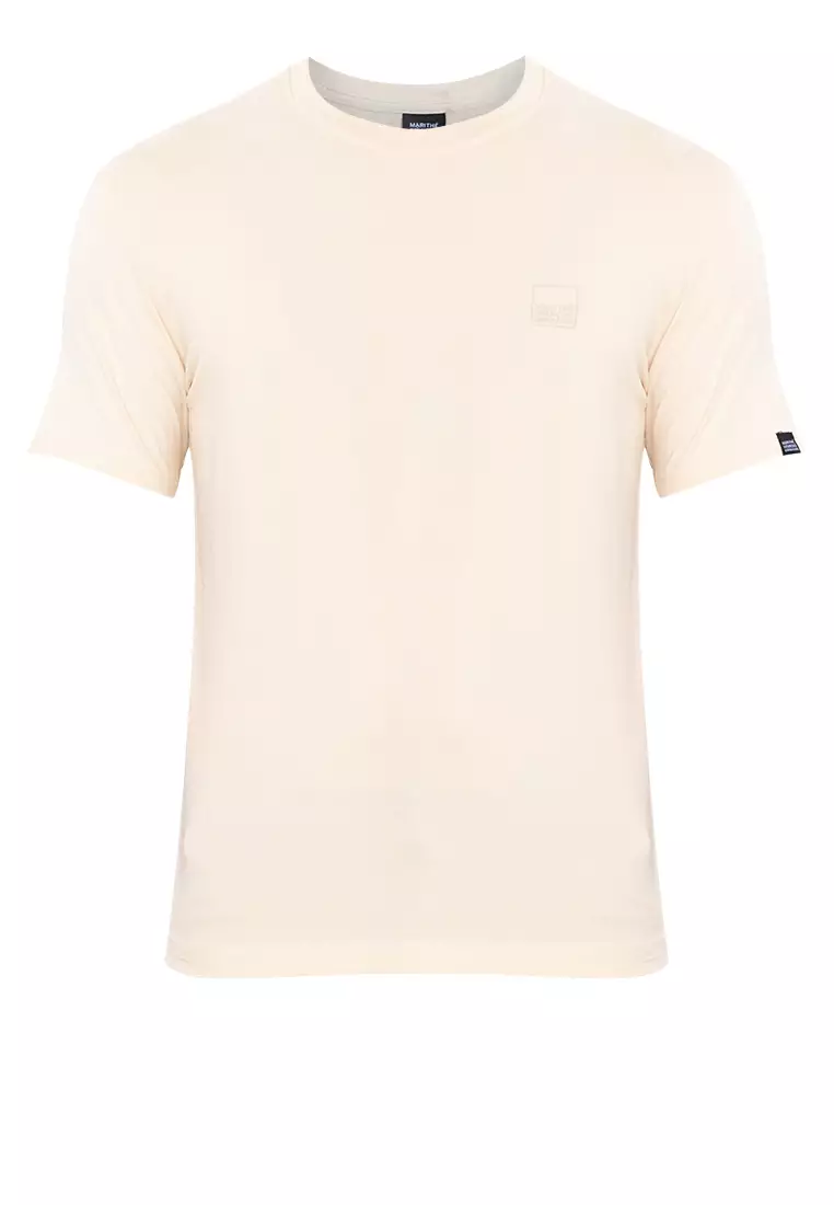 T-shirt Manches Longues Marithé & François Girbaud Taille 38 - Coton, Couleur Beige - Neuf Avec étiquettes - Style Tunique/caftan