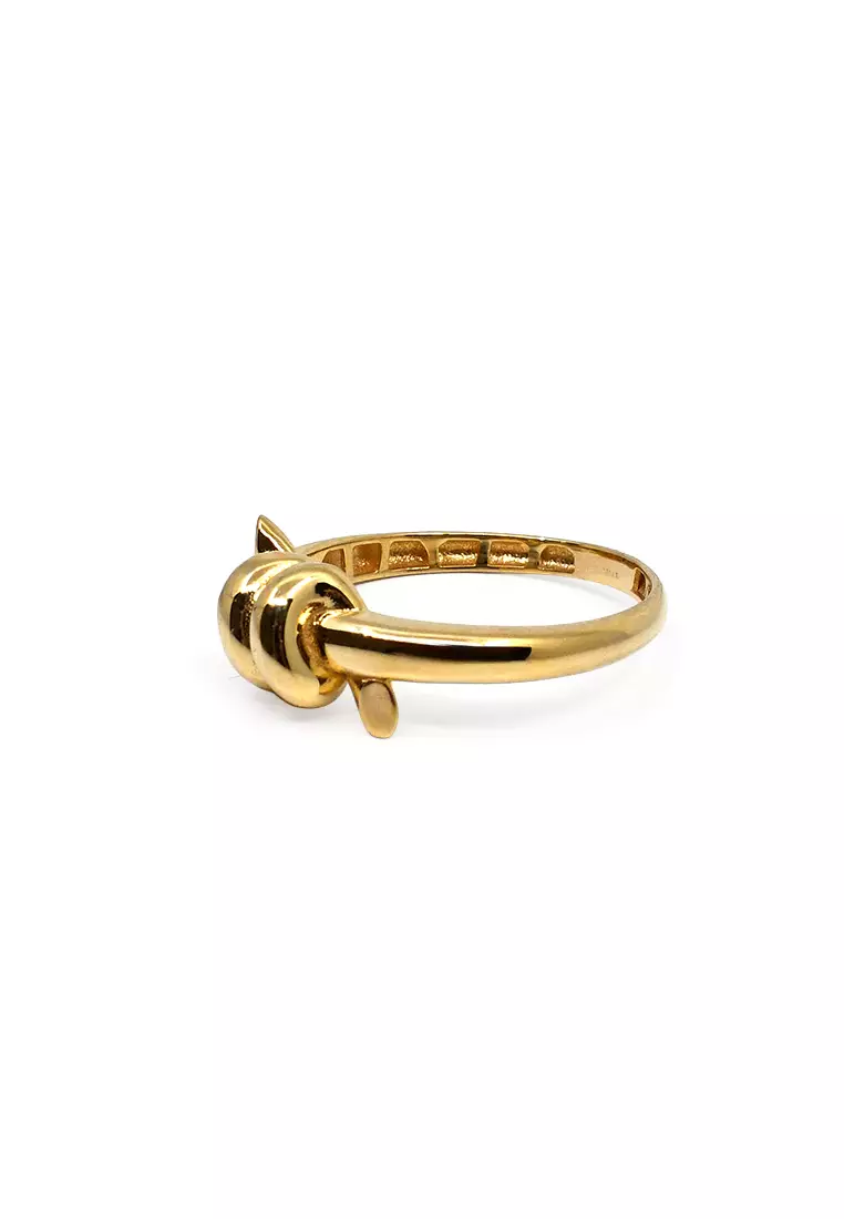 18K Yellow Gold Lady Ring