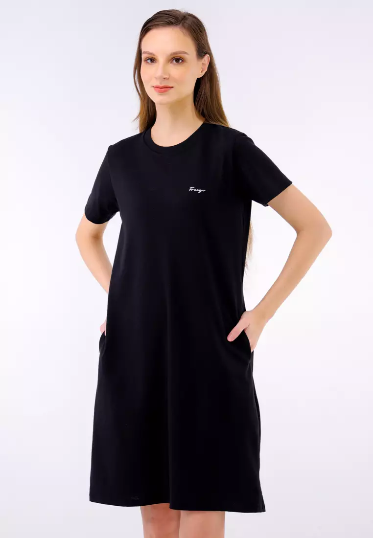 Jacquard Knits Short Sleeve Dress